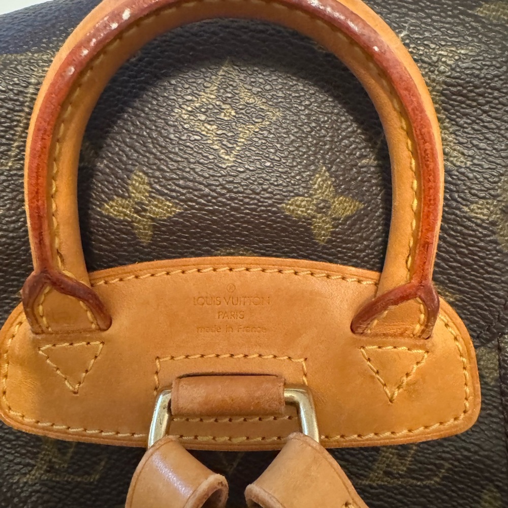 Louis Vuitton Brown and Tan Monogram Backpack - Picture 15 of 16